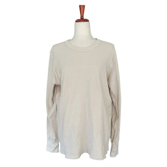 Big Bud Press Made in Los Angeles Women's Size Large Shirt Honeycomb Thermal (5) - Picture 1 of 12